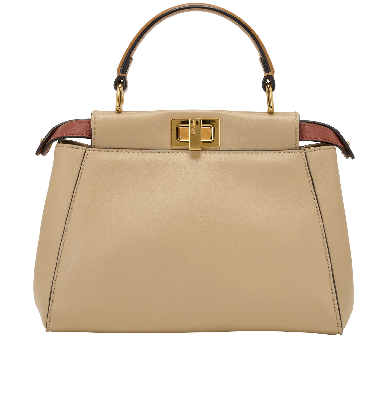 Mini Peekaboo Utility, &pound;1,800, Handbags, Beige/Blue, Leather, Back view